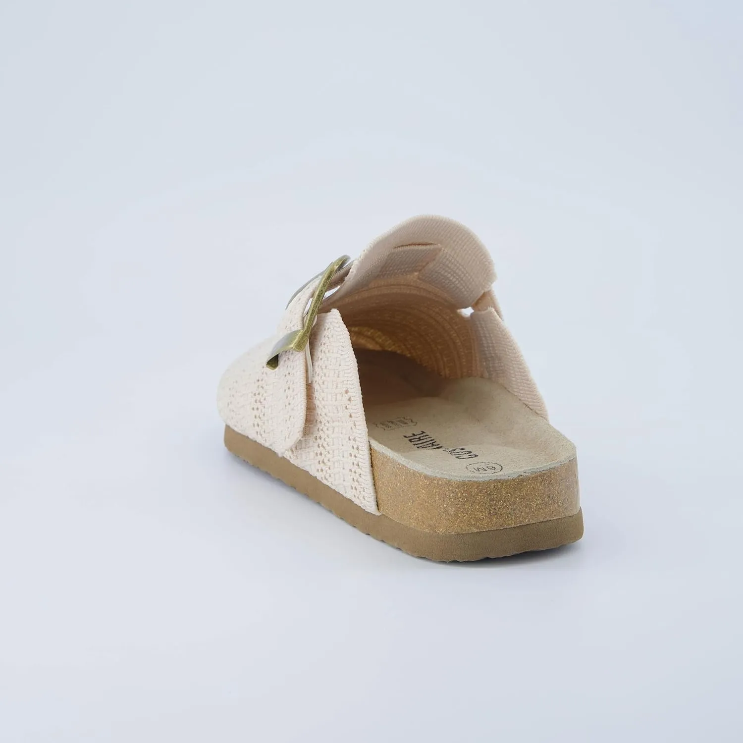 CUSHIONAIRE Dumbo Slip-On Clogs for Women with Textured Knit Upper, Adjustable Buckle, and Cushioned Footbed  Stylish and Comfortable Women's Shoes
