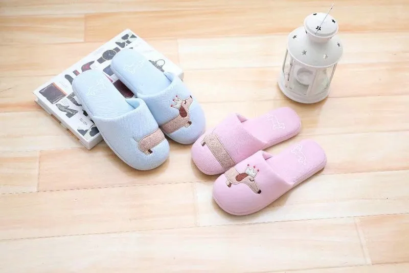 Dach Everywhere™ Royal Dachshund Plush Slippers