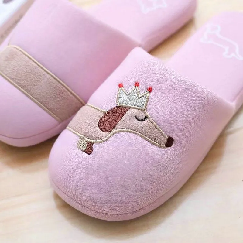 Dach Everywhere™ Royal Dachshund Plush Slippers