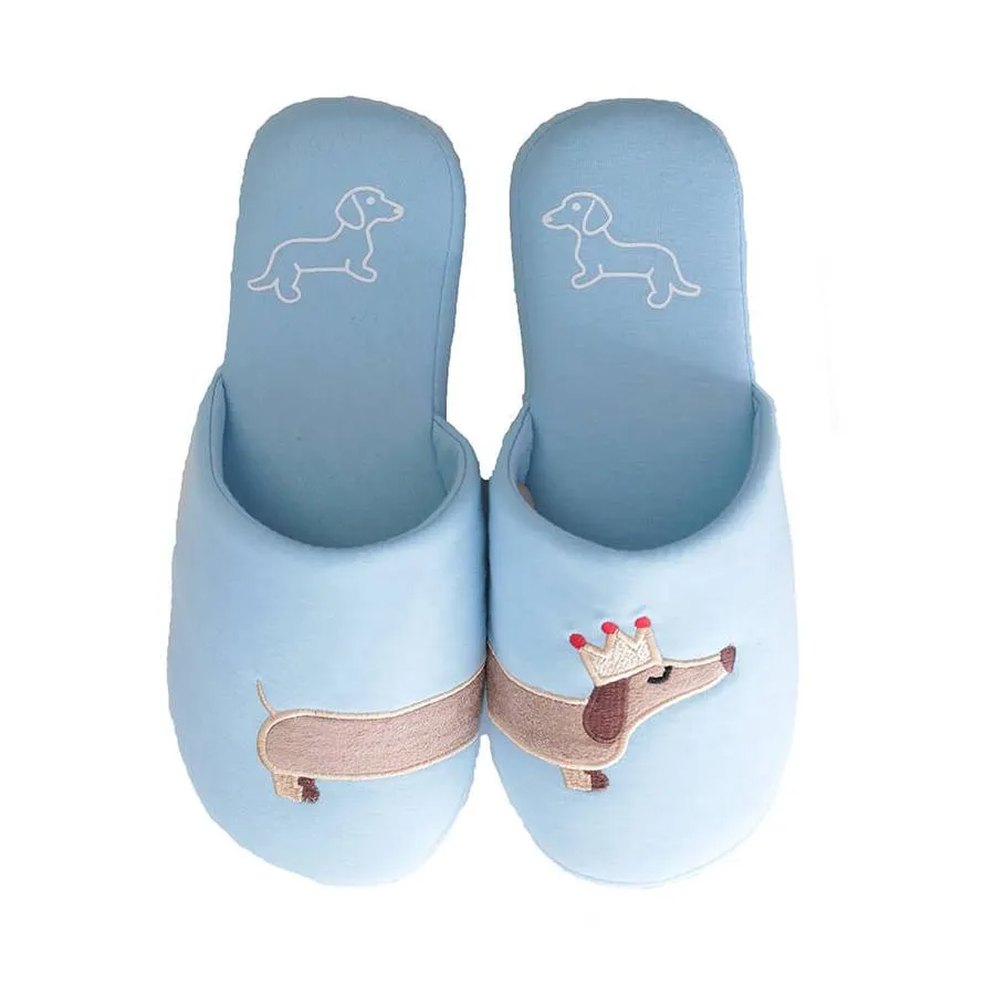 Dach Everywhere™ Royal Dachshund Plush Slippers