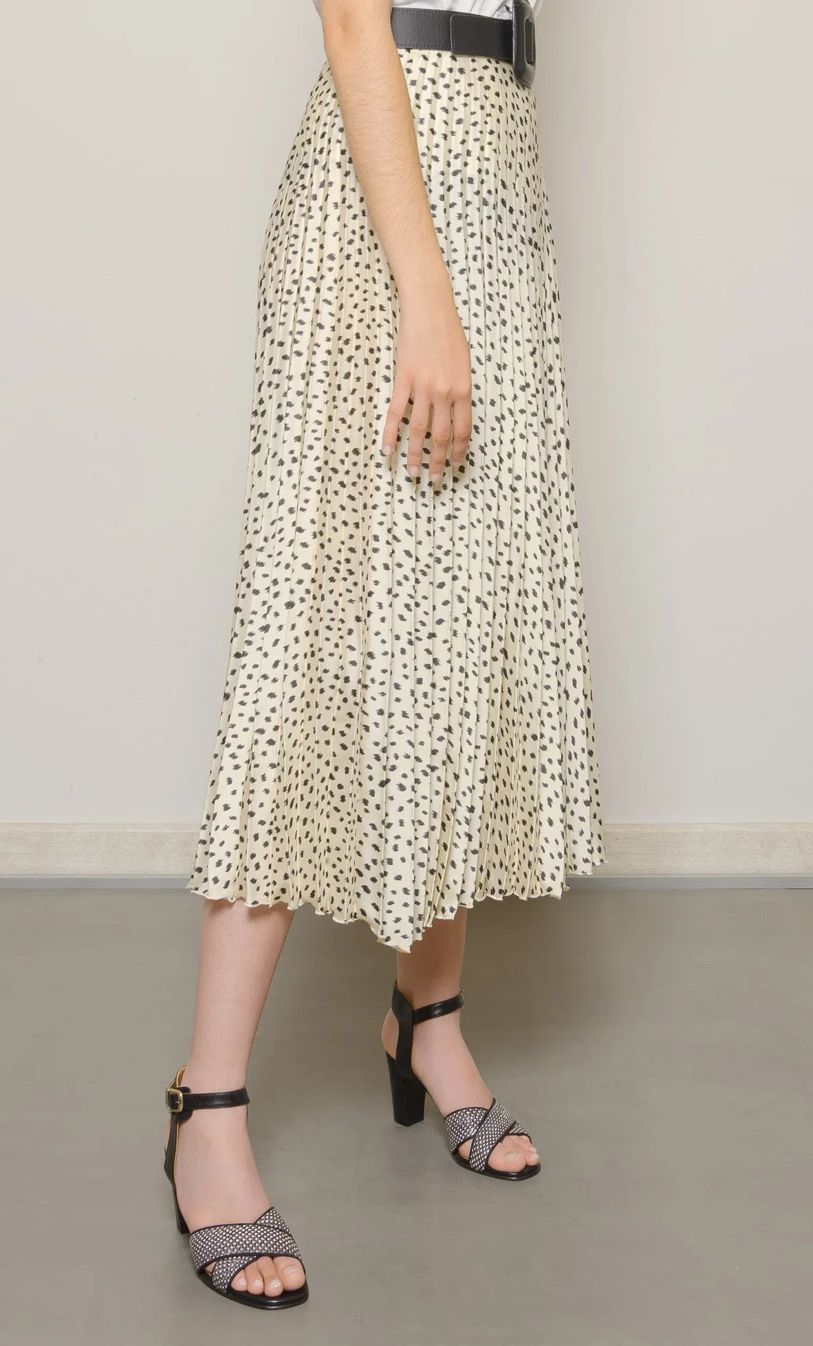 DALIA Peacock & Black Heel Sandals