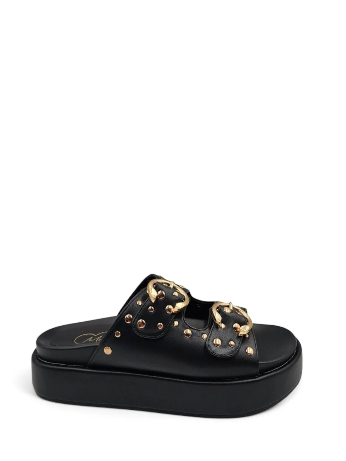 Dona Flats Buckle Sandals
