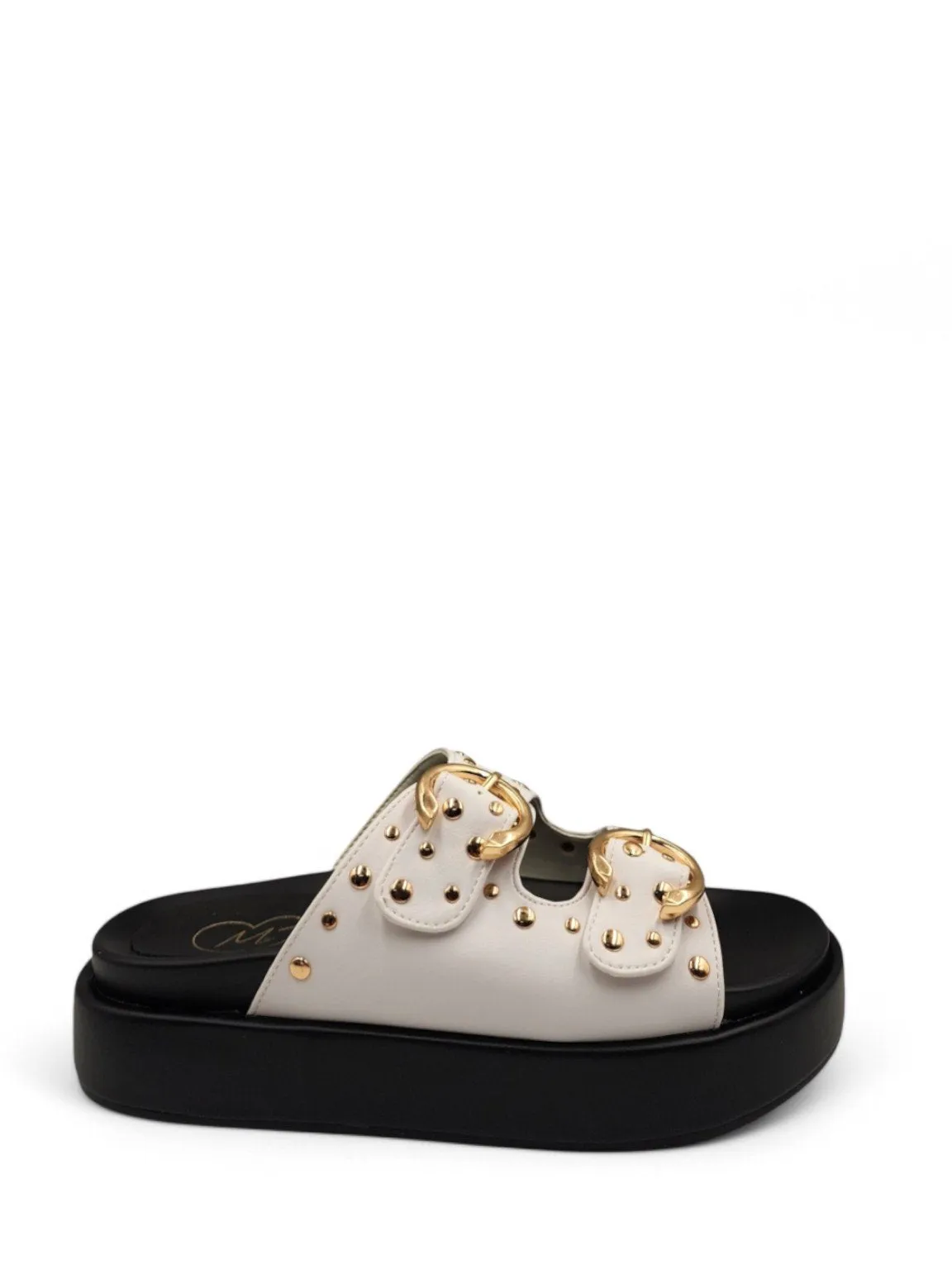 Dona Flats Buckle Sandals