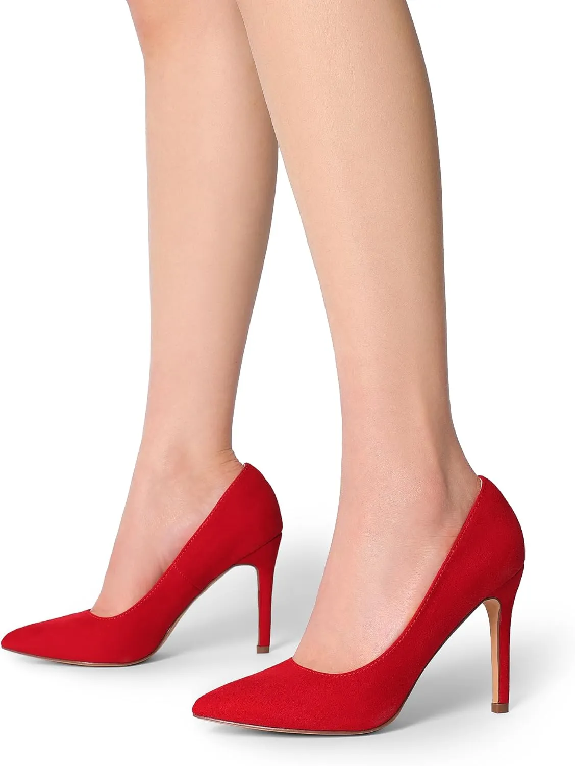 DREAM PAIRS Women's Closed Toe High Heels Dress Pointed Toe Wedding Pump Shoes