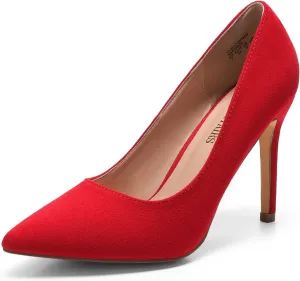DREAM PAIRS Women's Closed Toe High Heels Dress Pointed Toe Wedding Pump Shoes