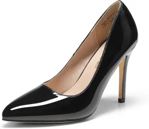 DREAM PAIRS Women's Closed Toe High Heels Dress Pointed Toe Wedding Pump Shoes