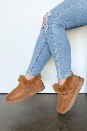 Element of Cozy Buckle Fur Trim Boots - FINAL SALE