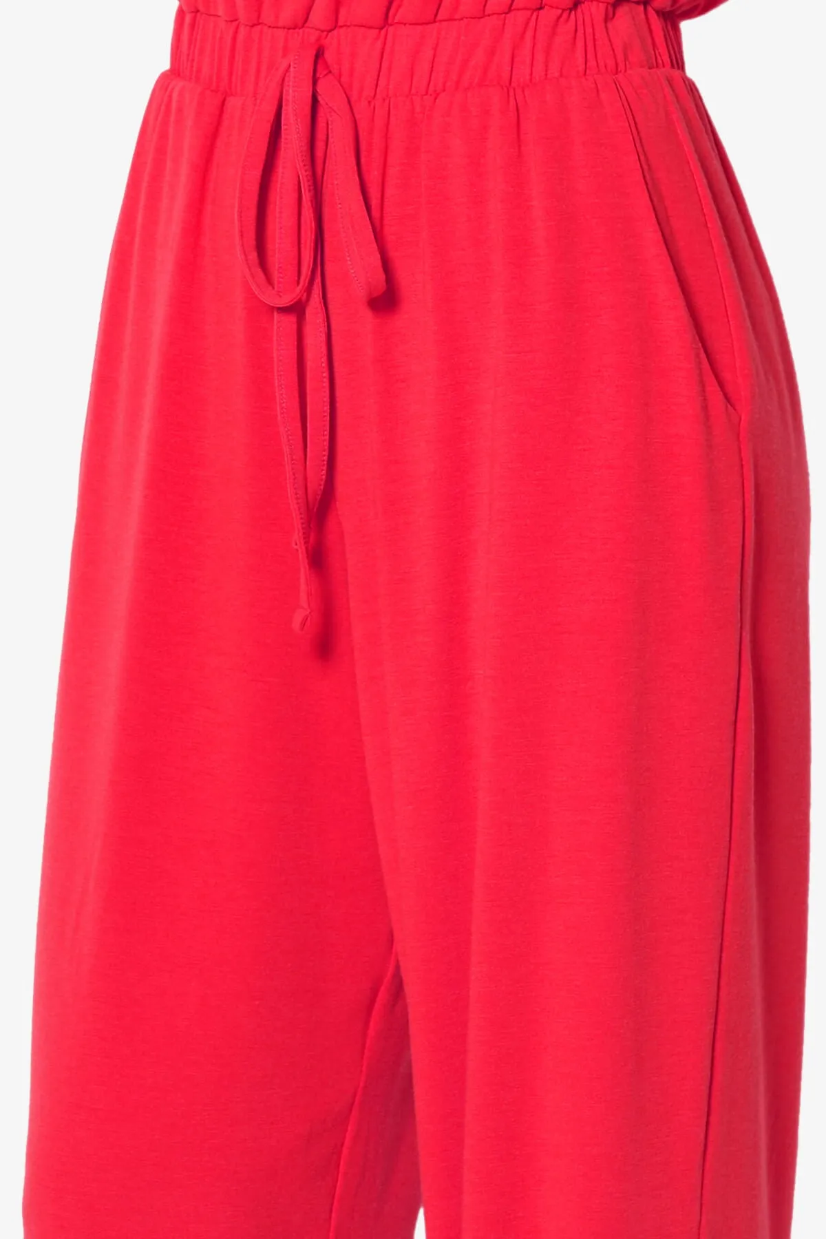 Entrada Button Scoop Neck Tank Jogger Jumpsuit