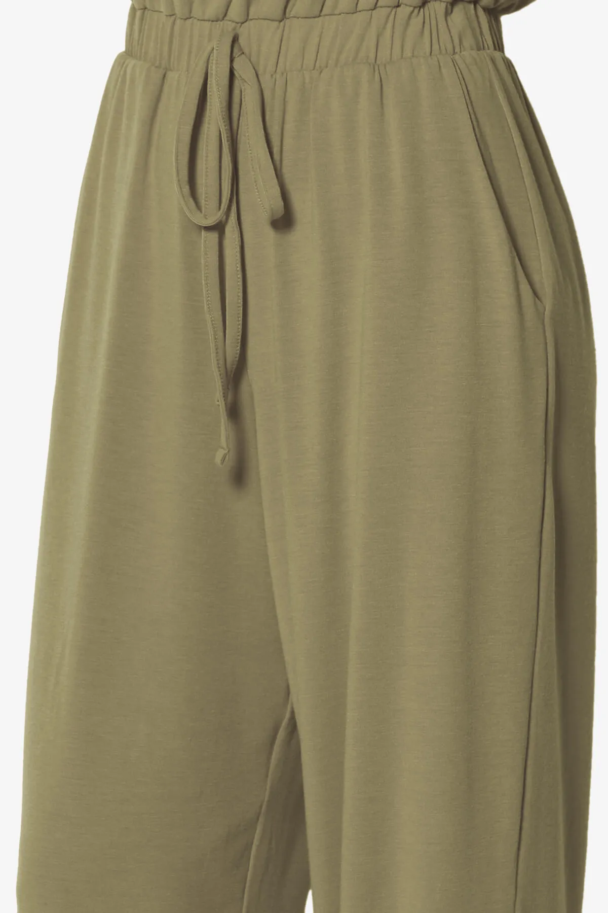 Entrada Button Scoop Neck Tank Jogger Jumpsuit