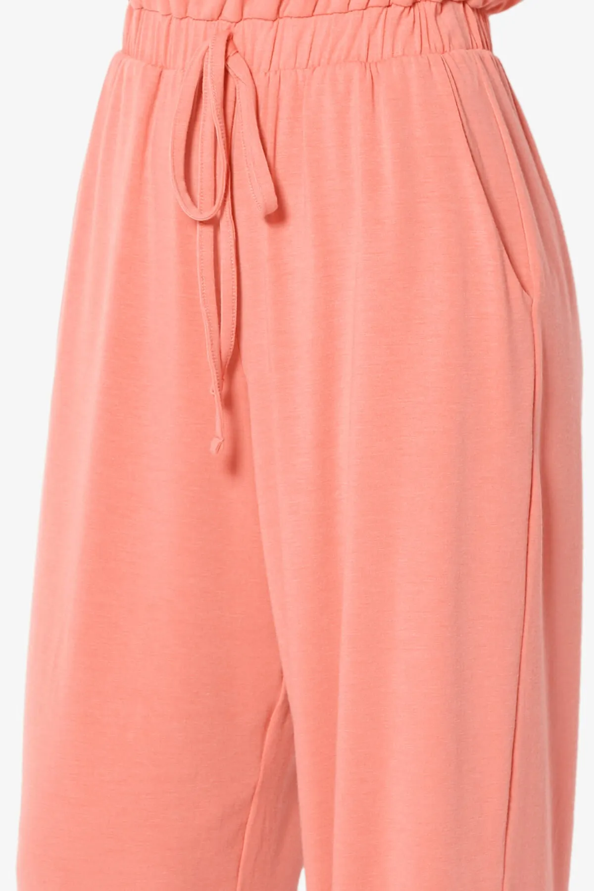 Entrada Button Scoop Neck Tank Jogger Jumpsuit