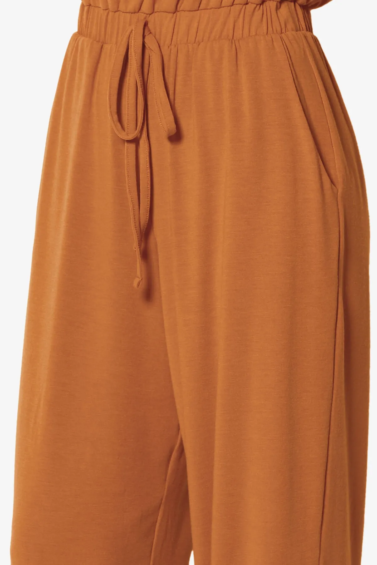Entrada Button Scoop Neck Tank Jogger Jumpsuit