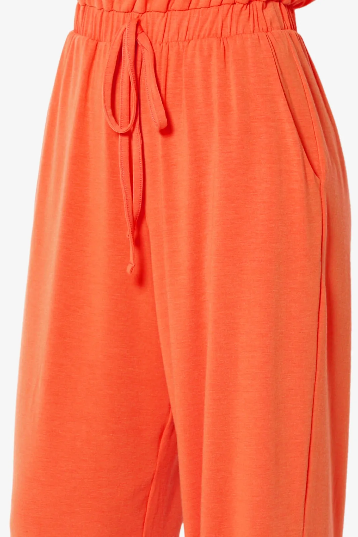 Entrada Button Scoop Neck Tank Jogger Jumpsuit