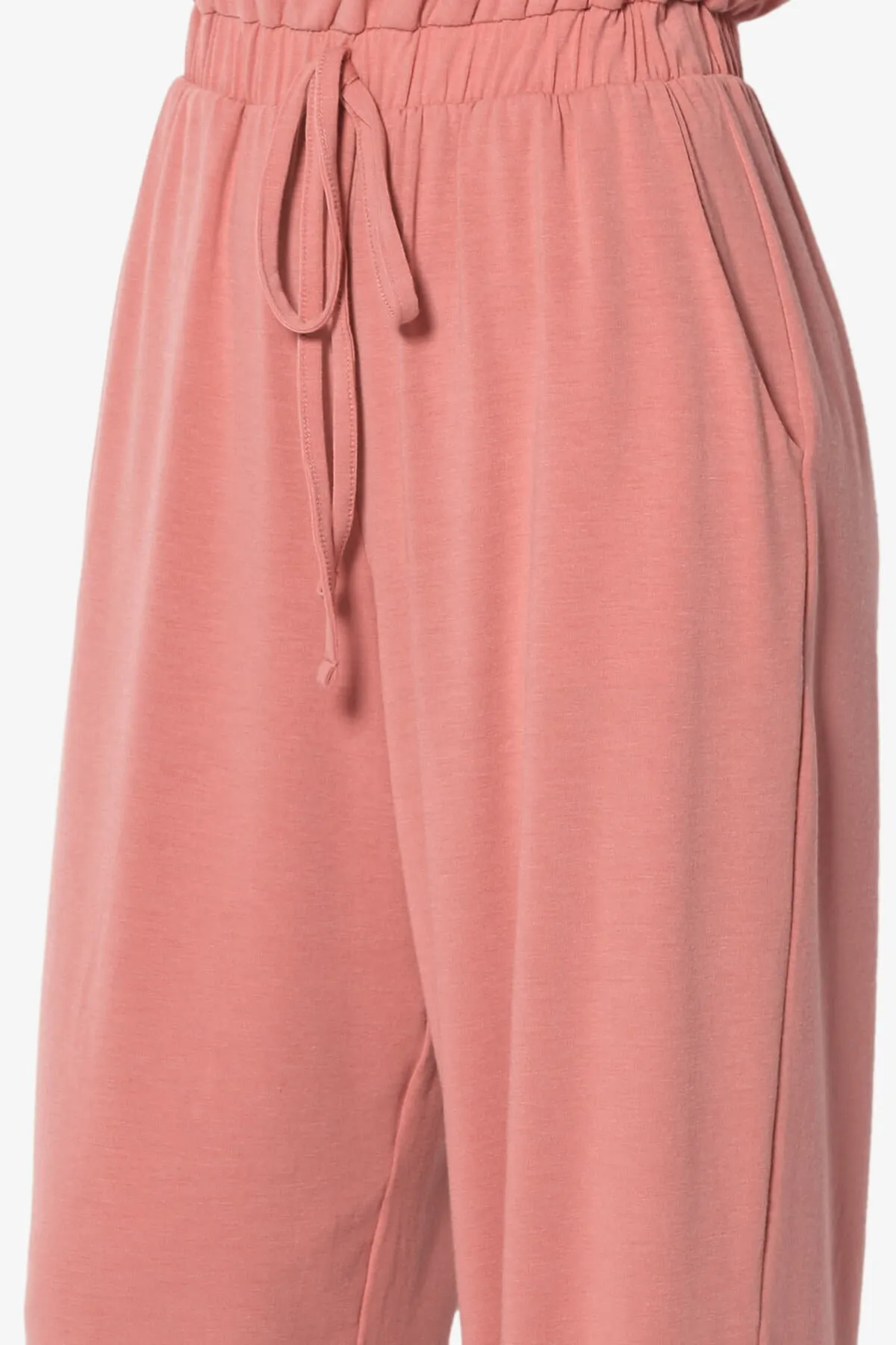 Entrada Button Scoop Neck Tank Jogger Jumpsuit