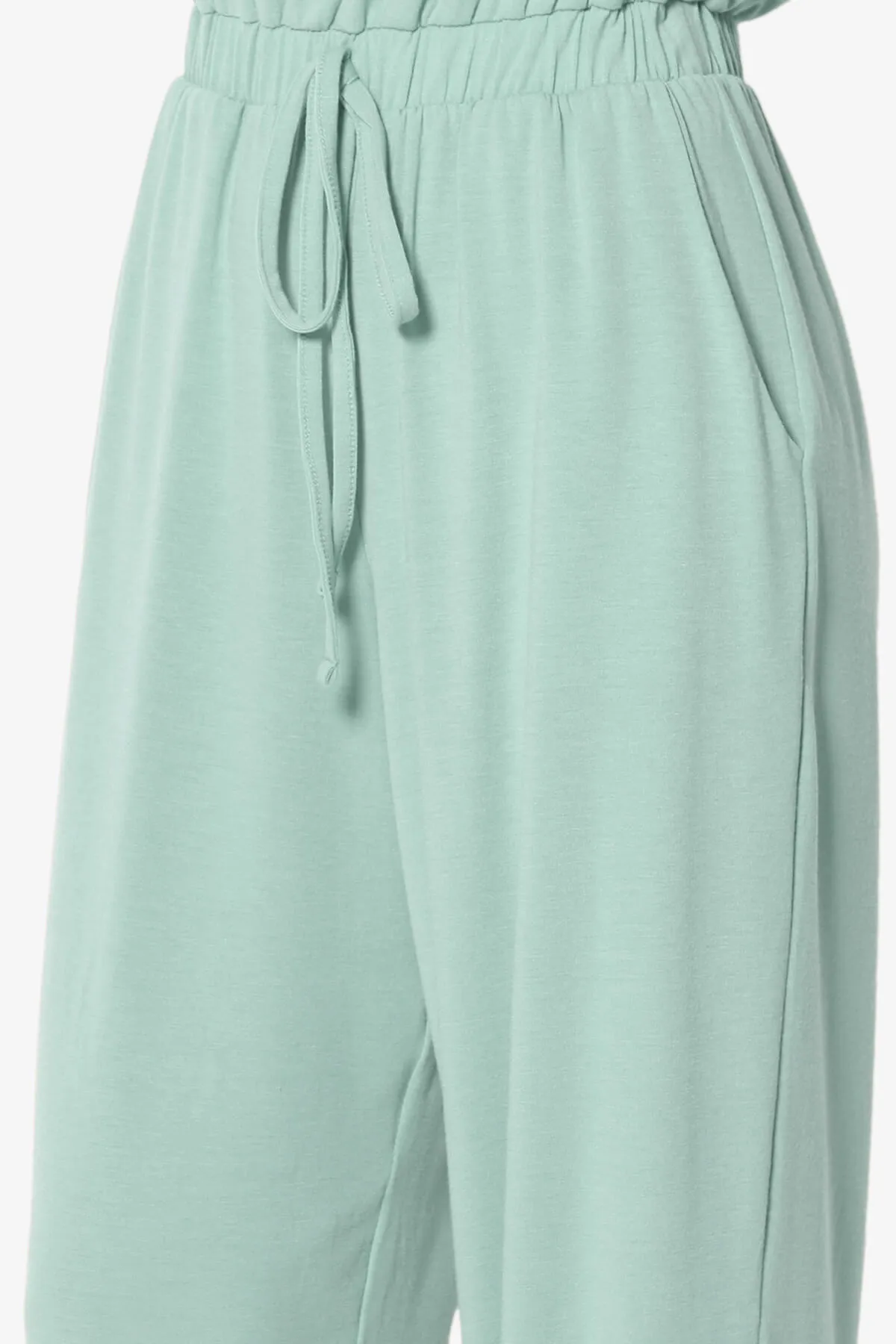 Entrada Button Scoop Neck Tank Jogger Jumpsuit