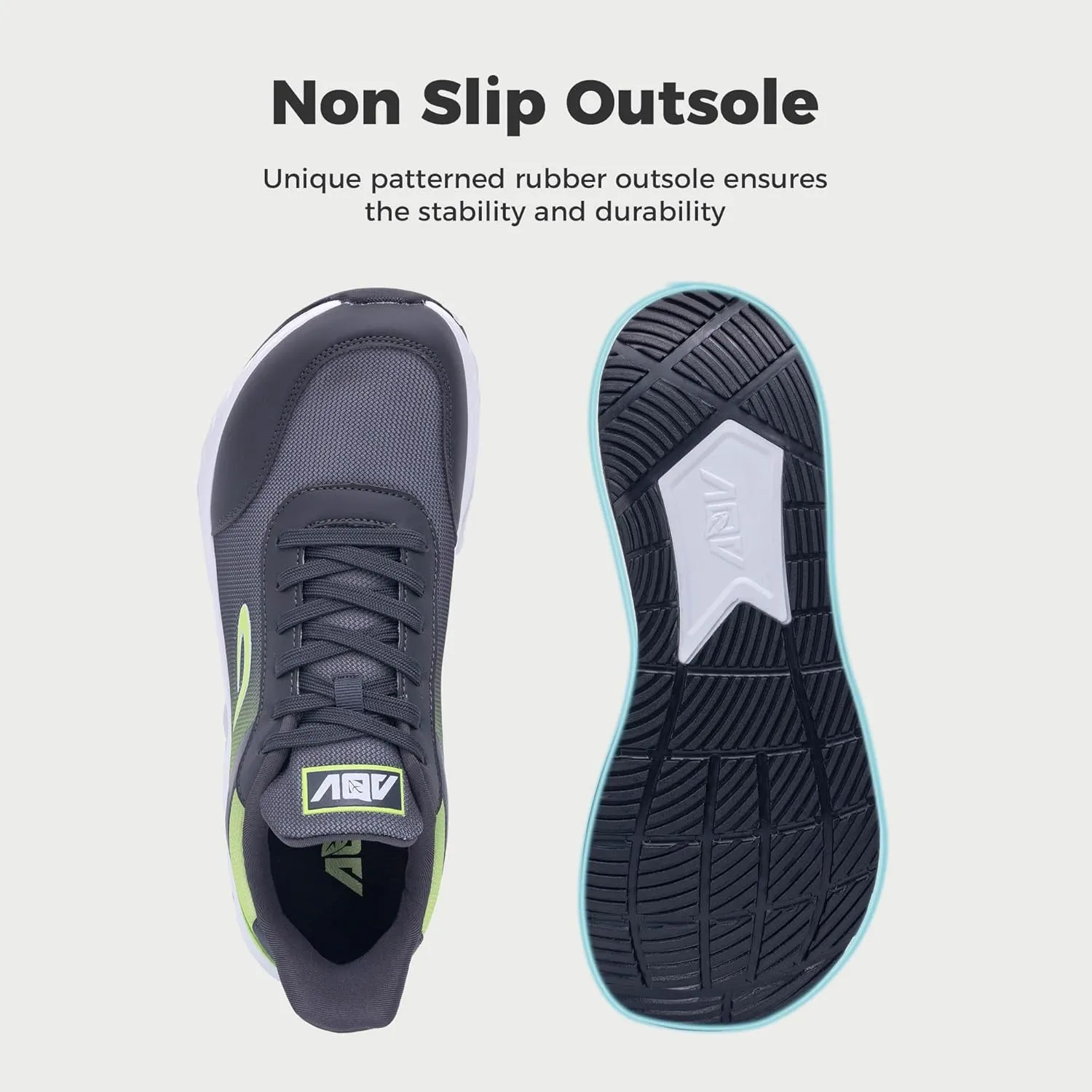 GANNOU Wide Toe Box Shoes for Men Arch Support Walking Shoes Plantar Fasciitis Orthotic Tennis Sneakers