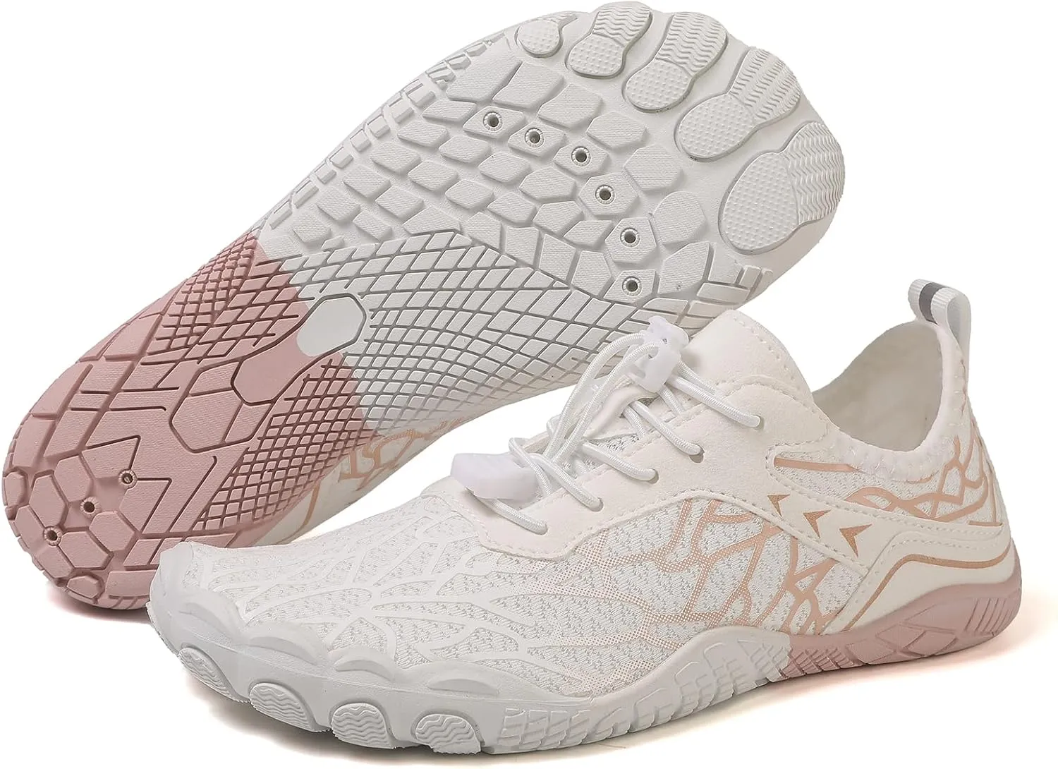 Hike Barefoot Shoes for Women Men Wide Toe Box Athletic Waterproof Trail Running & Non-Slip Barefoot Footwear