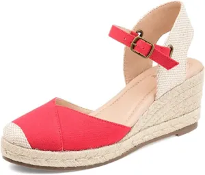 Journee Women's Comfort Foam Ashlyn Espadrille Wedge Sandals