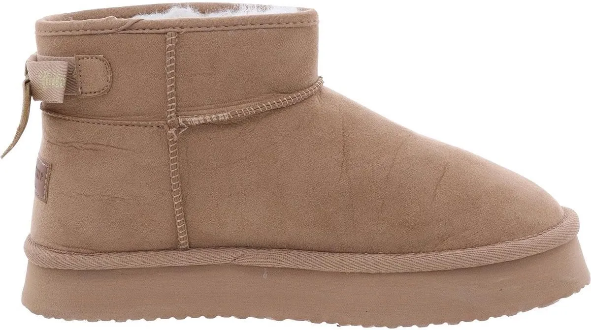 Juicy Couture Women Slip On Winter Boots Warm Microsuede Insulated Fashion Ankle Booties Outdoor Snow Boot-Olden
