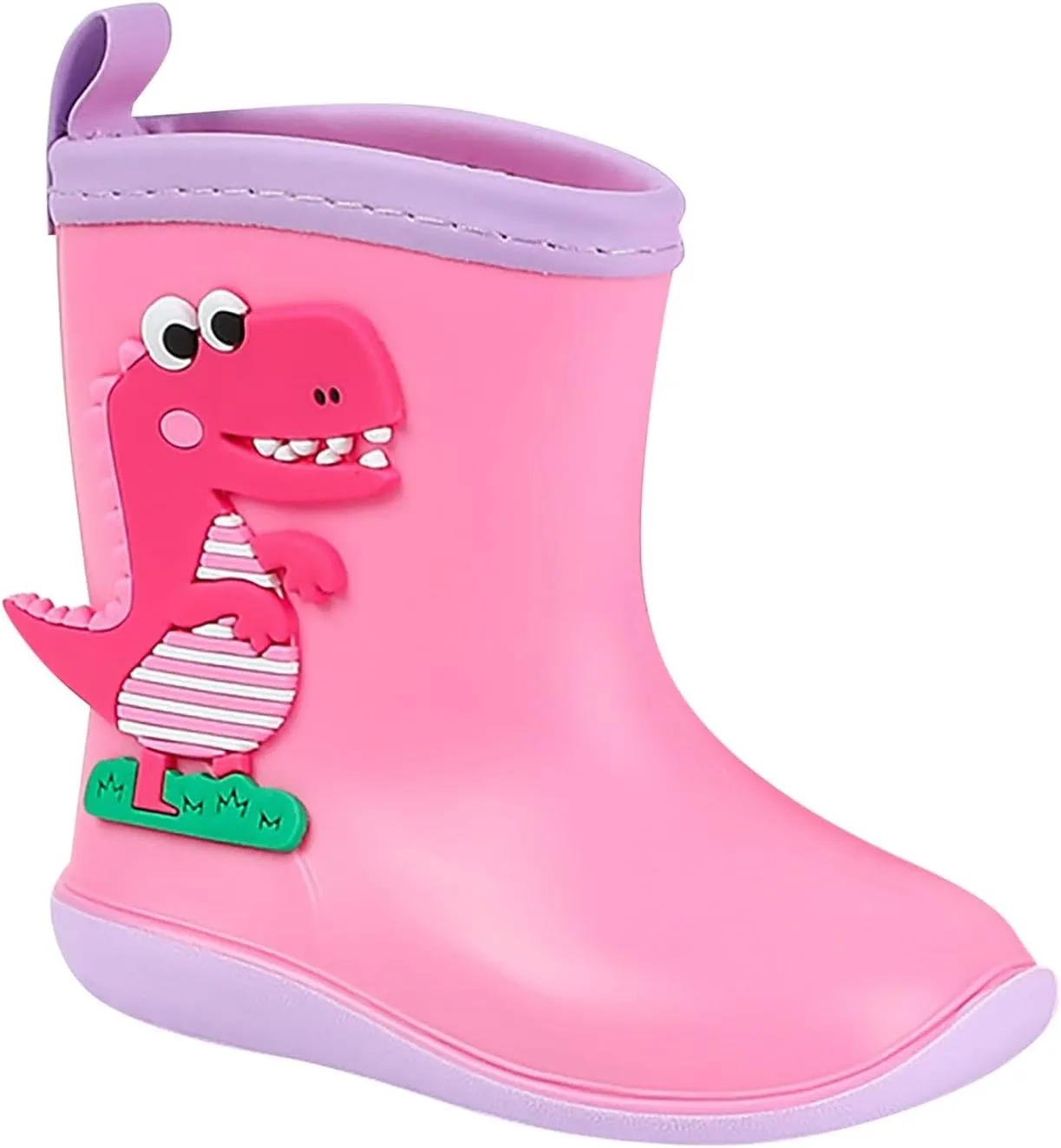 Kids Dinosaur Printed Rain Shoes Outdoor Non Slip Rain Boots Children's Teenage Mud Boots with Non Big Kids Winter Boots