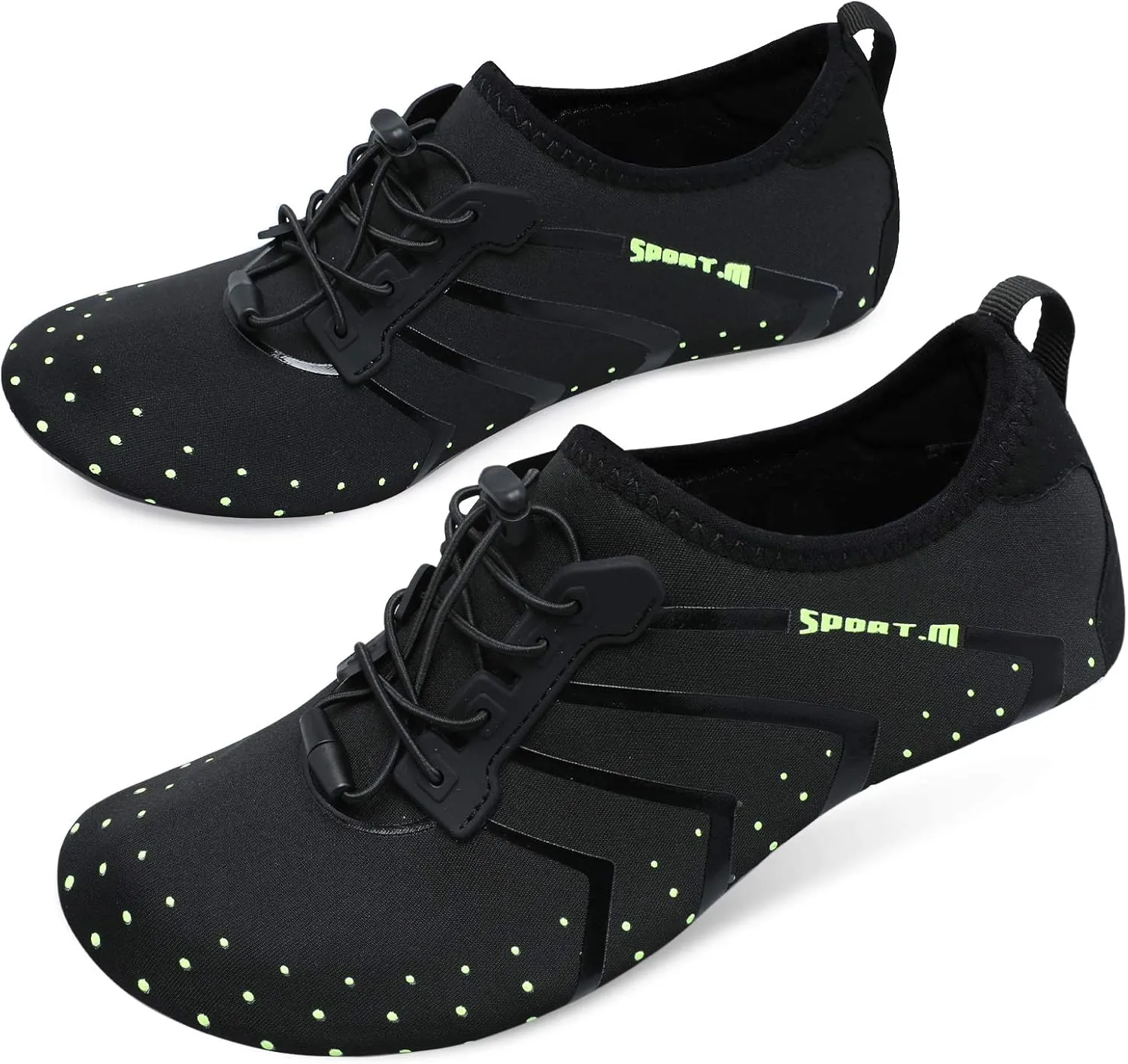 L-RUN Womens Mens Water Shoes Barefoot Skin Aqua Socks for Run Dive Surf Pool Beach Yoga Quick Dry Swim Shoes Non-Slip