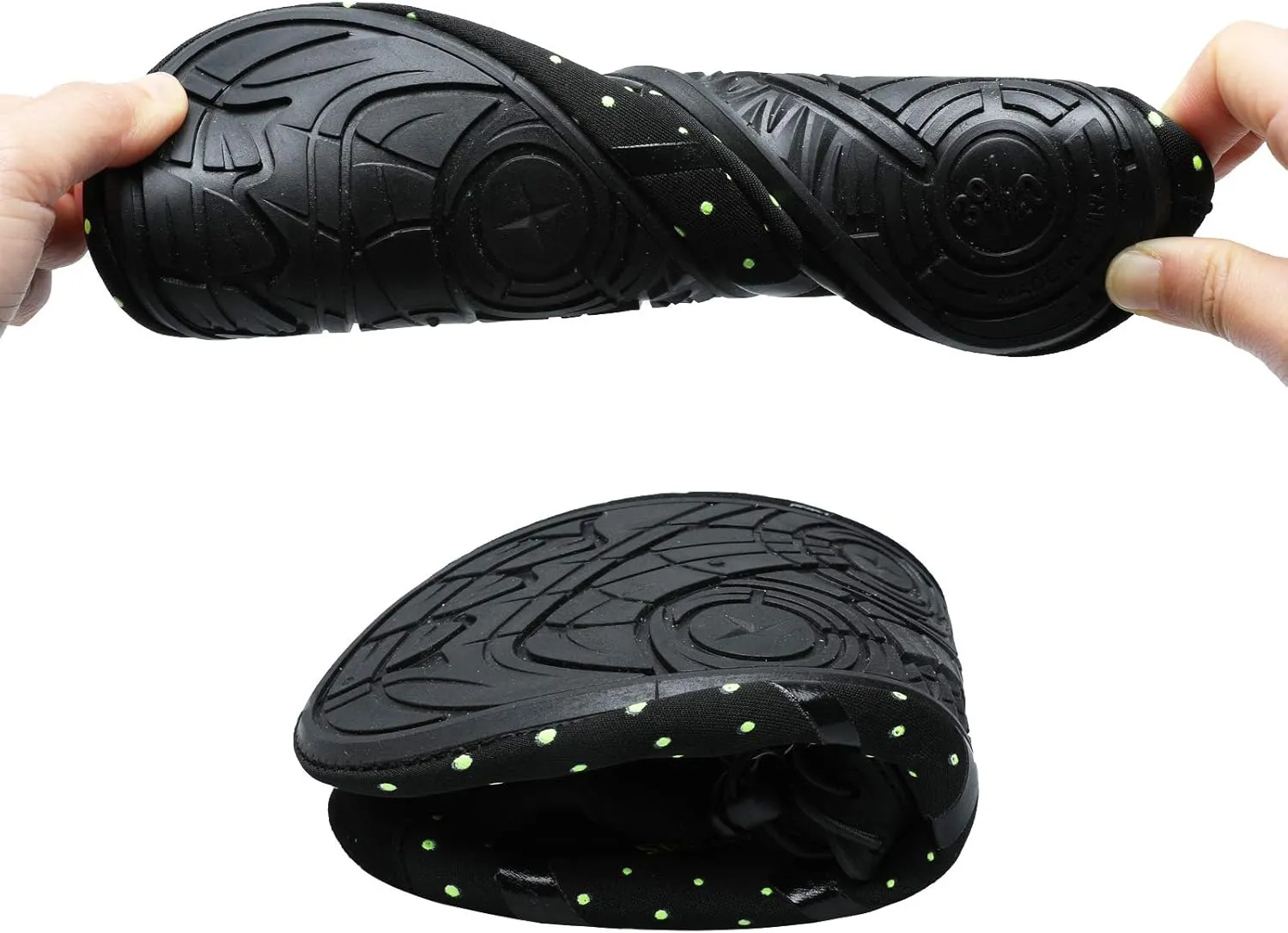 L-RUN Womens Mens Water Shoes Barefoot Skin Aqua Socks for Run Dive Surf Pool Beach Yoga Quick Dry Swim Shoes Non-Slip
