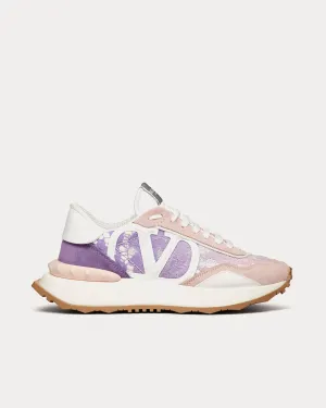 Lacerunner Lace & Mesh Wisteria Low Top Sneakers