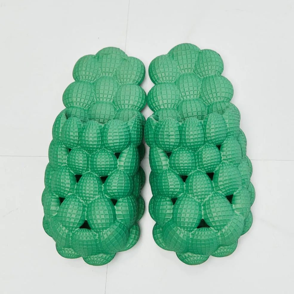 Laid Back Bubble Slides | Green