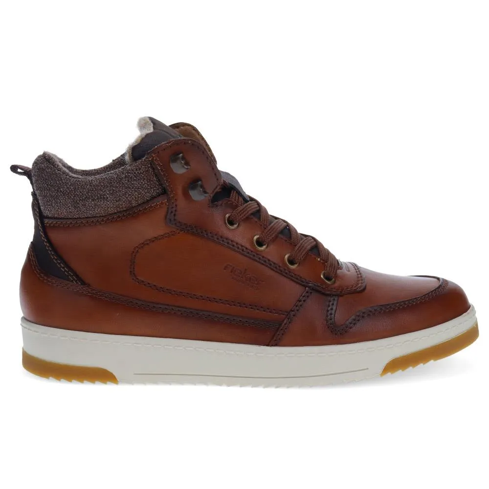 Leather Hi-Top Trainers - RKR40515 / 325 912