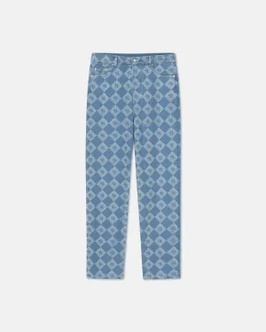 Liam - Sale Jeans - Blue Monogram