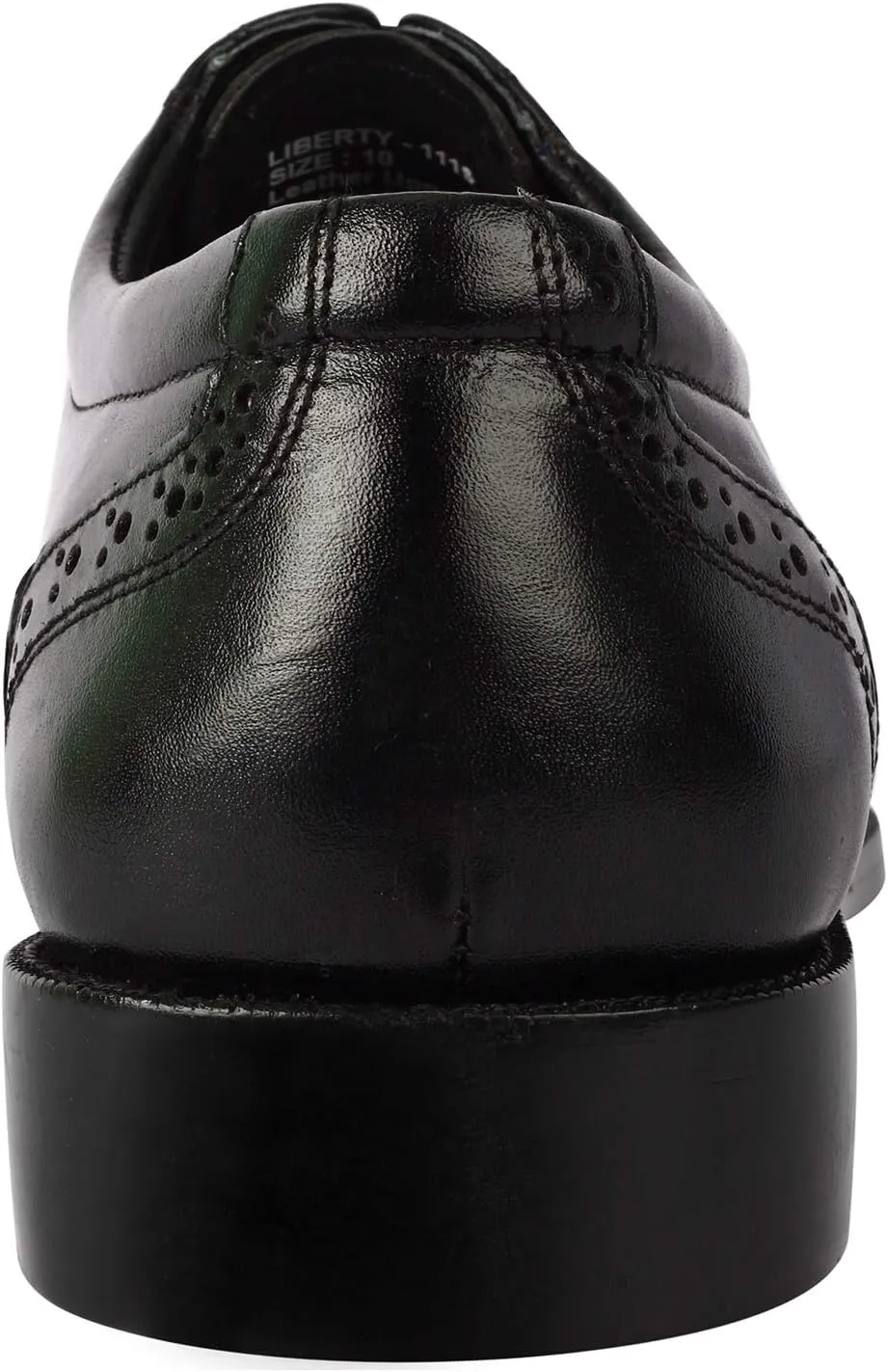 LIBERTYZENO Mens Wingtip Brogue Genuine Leather Adults Lace Up Oxford Dress Shoes for Easter Gift