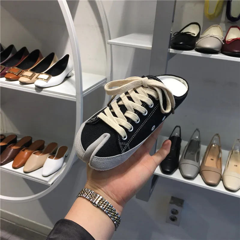 LUXE SEVEN DESIGN WIDE FIT SLIP ON TRAINER