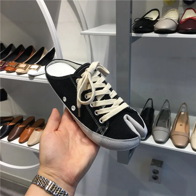 LUXE SEVEN DESIGN WIDE FIT SLIP ON TRAINER