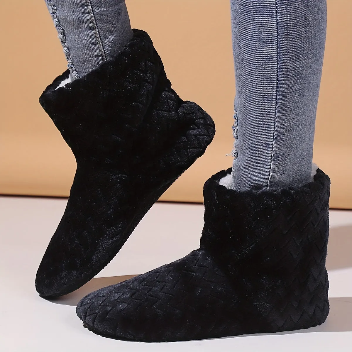 Luxurious Cozy Plush Lined SlipOn Boots for Women