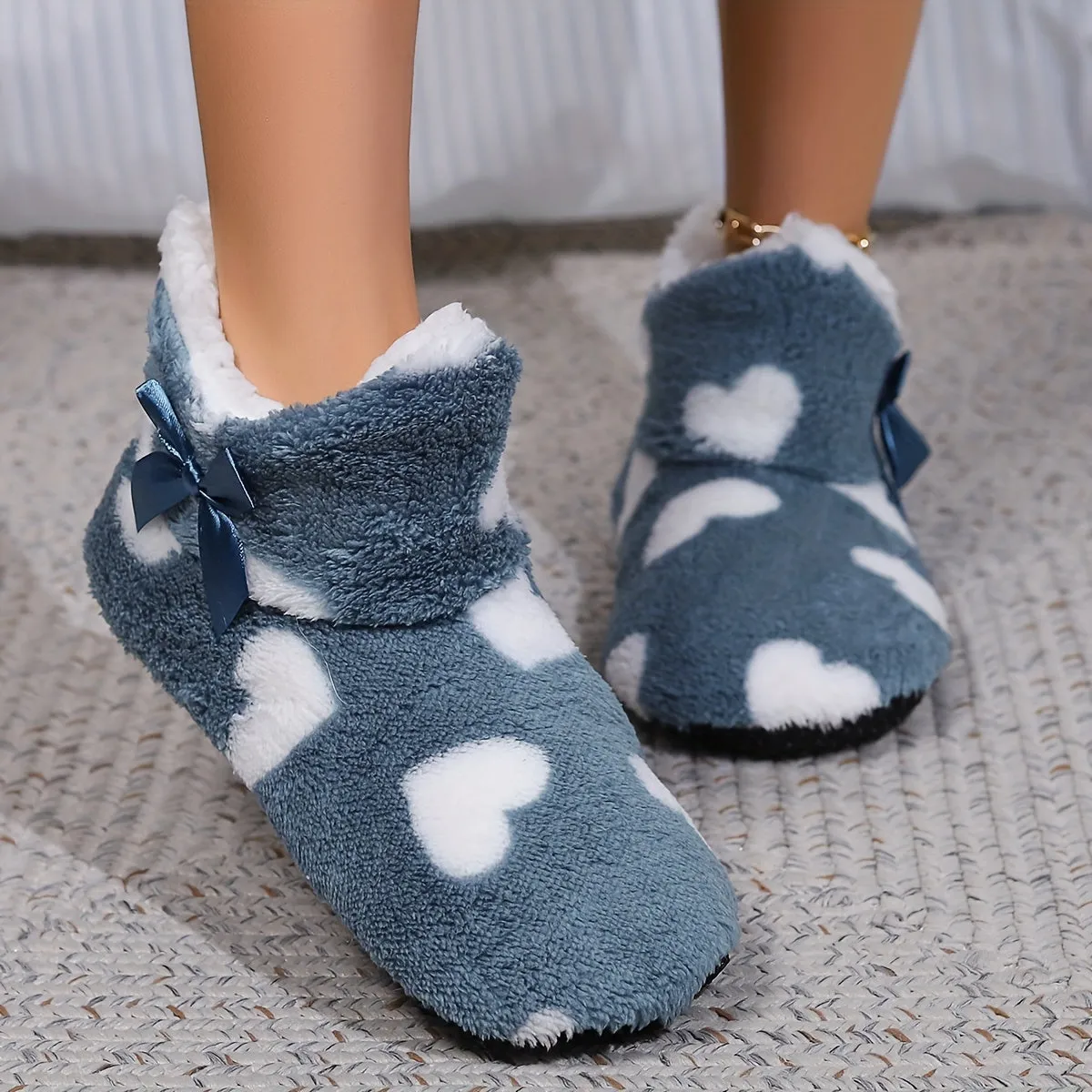 Luxurious Cozy Plush Lined SlipOn Boots for Women
