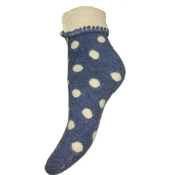 Luxurious Cuff Big Dot House Socks