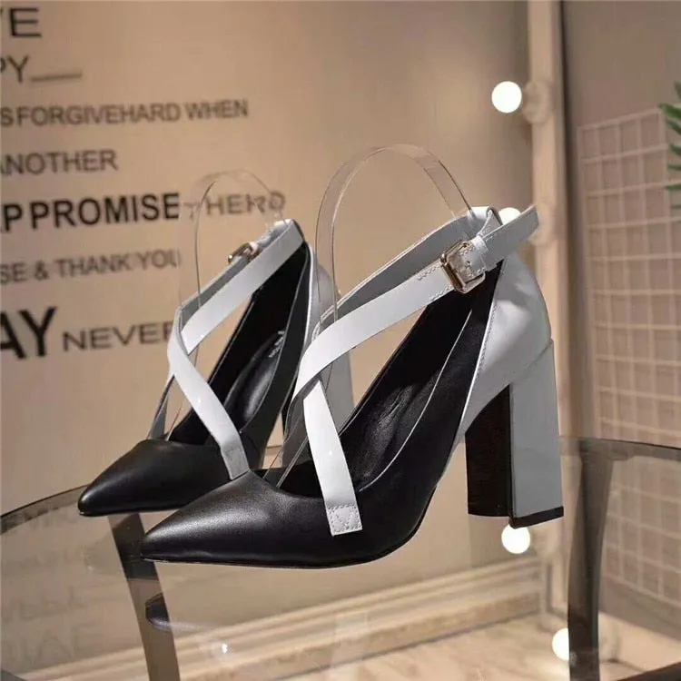 Luxury Designer Genuine Leather Comfortable High-end High Heels