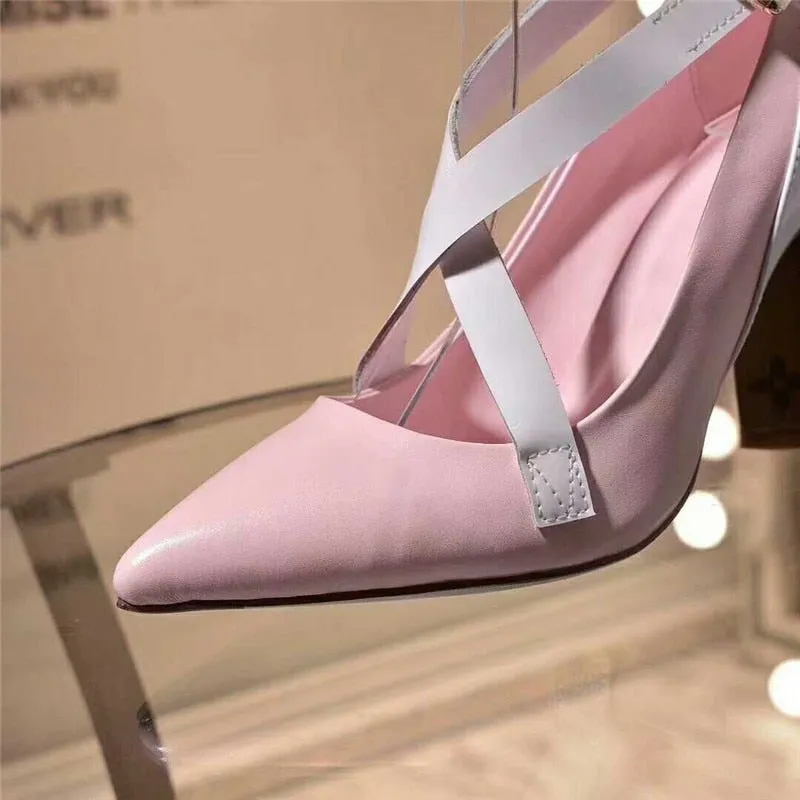 Luxury Designer Genuine Leather Comfortable High-end High Heels