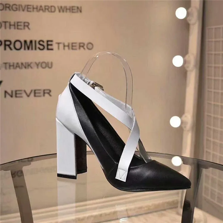 Luxury Designer Genuine Leather Comfortable High-end High Heels