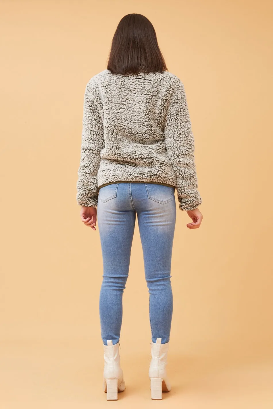 LYN FAUX FUR TEDDY JACKET