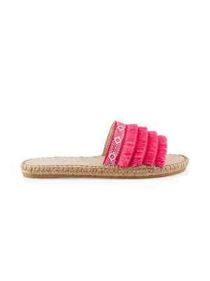 Marc Cain Espadrille Mules Pink Daisy LB SI.05 W25
