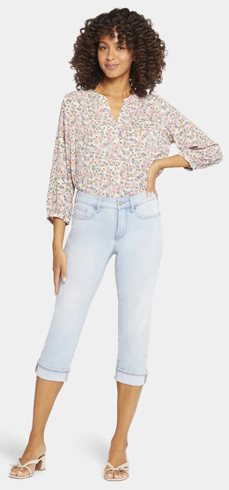 Marilyn Crop Cuff Jeans Cool Embrace® Denim | Brightside