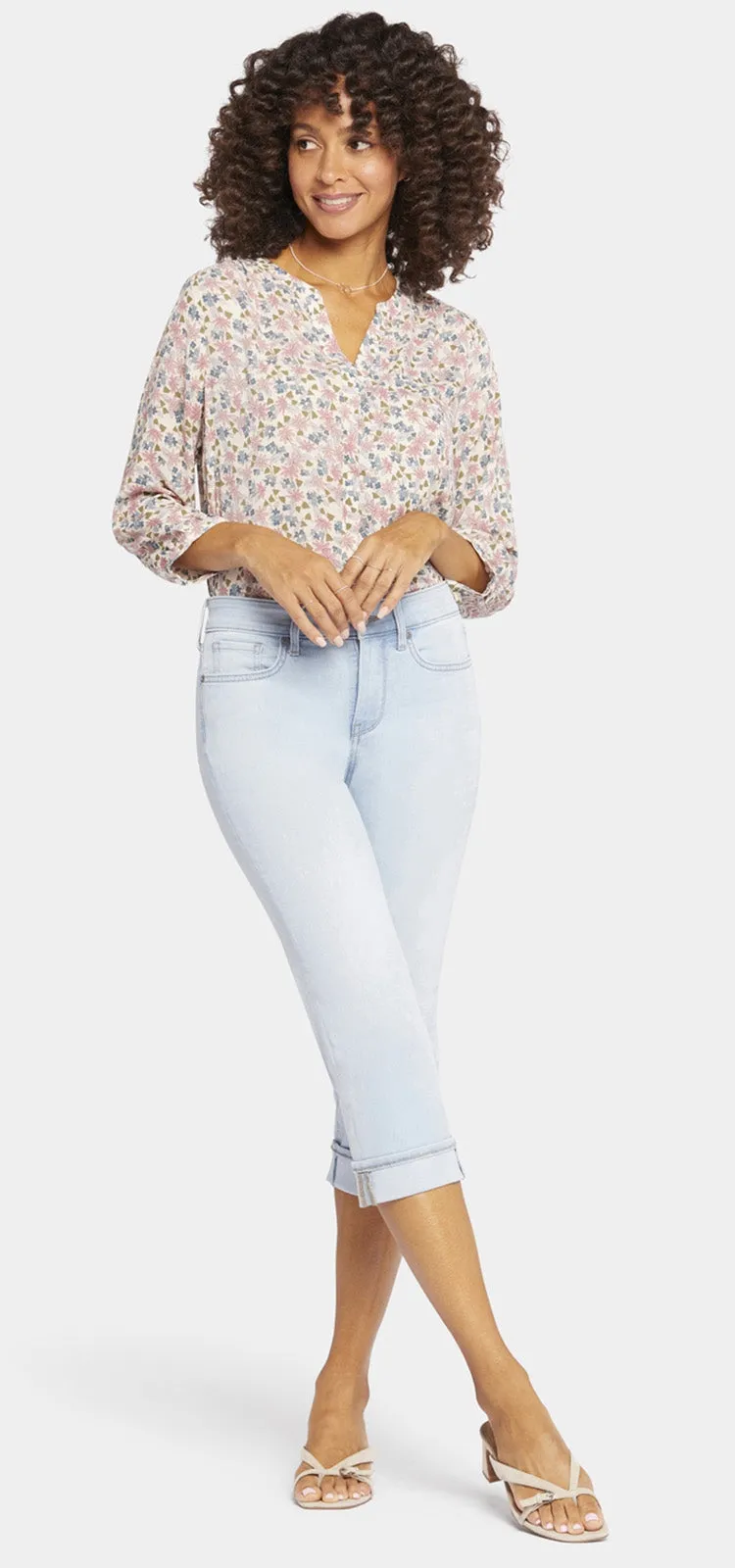 Marilyn Crop Cuff Jeans Cool Embrace® Denim | Brightside