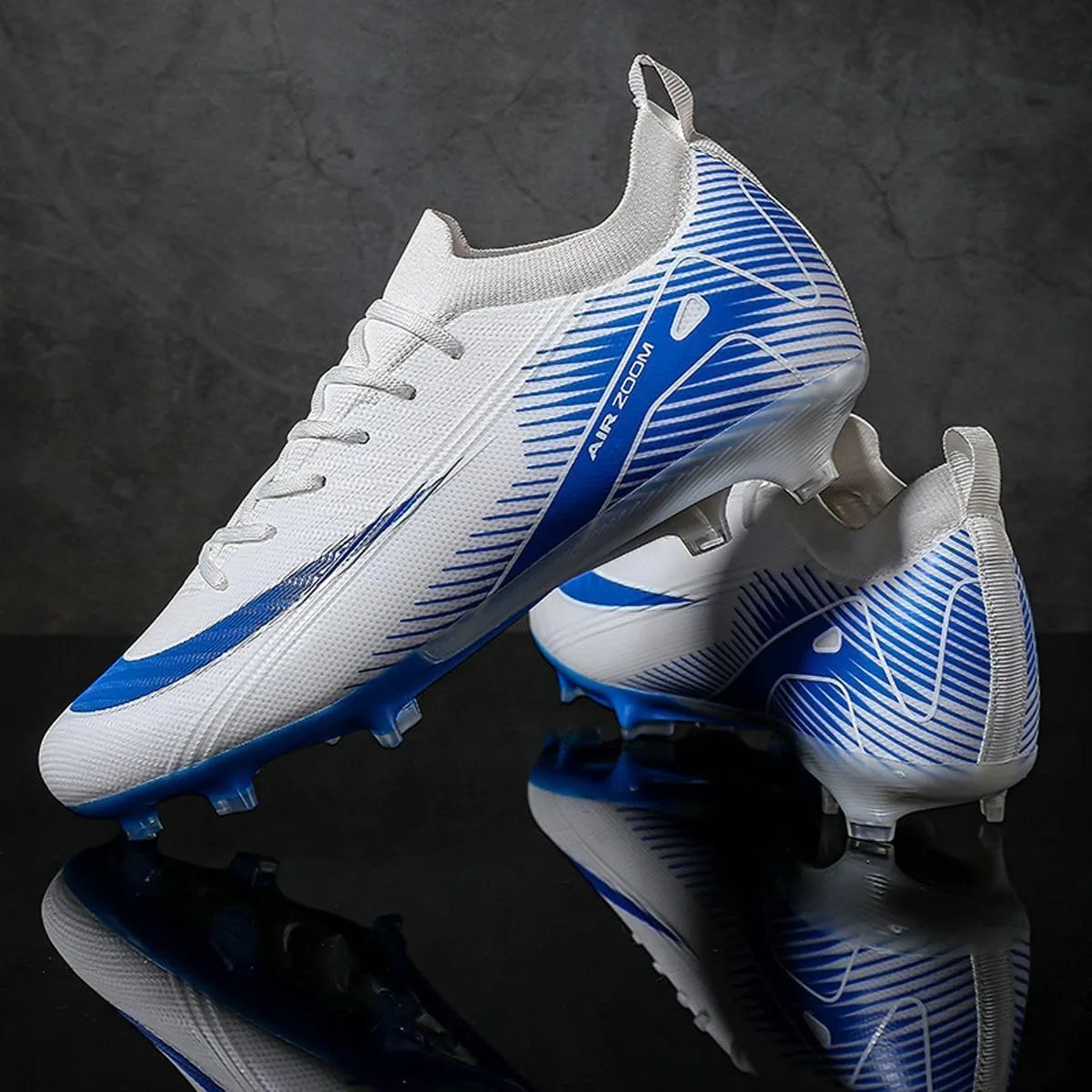 Men's and Women's Football Boots Football Shoes, Splint Spikes Sneakers Comfortable Adult Sports Outdoor/Indoor/Match/Training TF Football Shoes