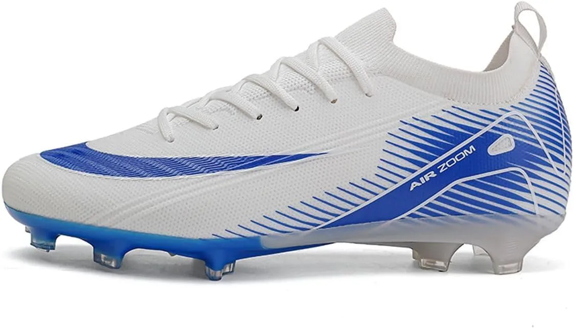Men's and Women's Football Boots Football Shoes, Splint Spikes Sneakers Comfortable Adult Sports Outdoor/Indoor/Match/Training TF Football Shoes