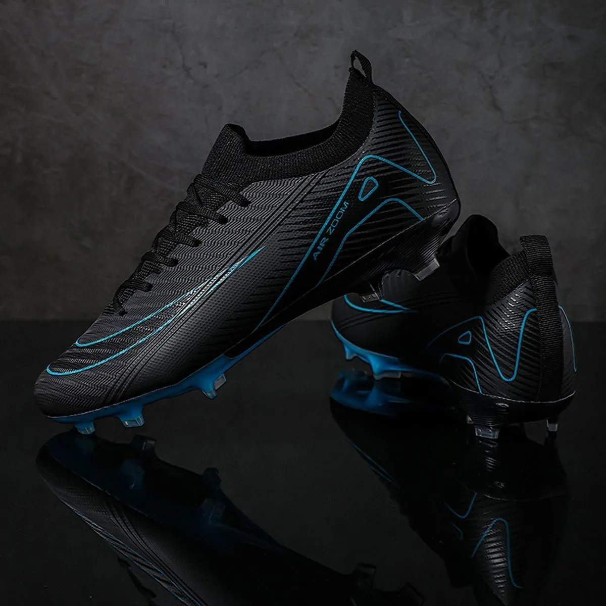 Men's and Women's Football Boots Football Shoes, Splint Spikes Sneakers Comfortable Adult Sports Outdoor/Indoor/Match/Training TF Football Shoes