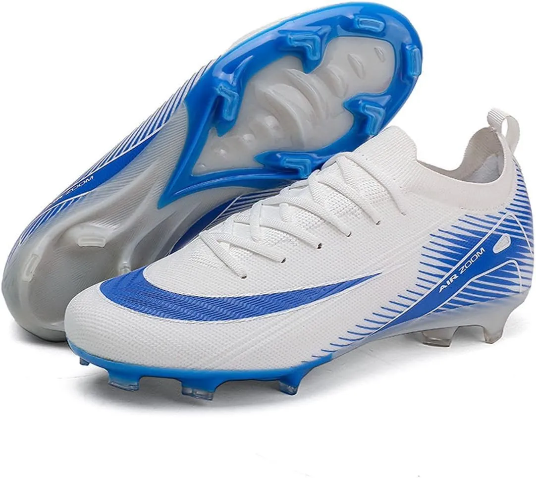 Men's and Women's Football Boots Football Shoes, Splint Spikes Sneakers Comfortable Adult Sports Outdoor/Indoor/Match/Training TF Football Shoes