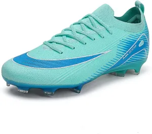 Men's and Women's Football Boots Football Shoes, Splint Spikes Sneakers Comfortable Adult Sports Outdoor/Indoor/Match/Training TF Football Shoes