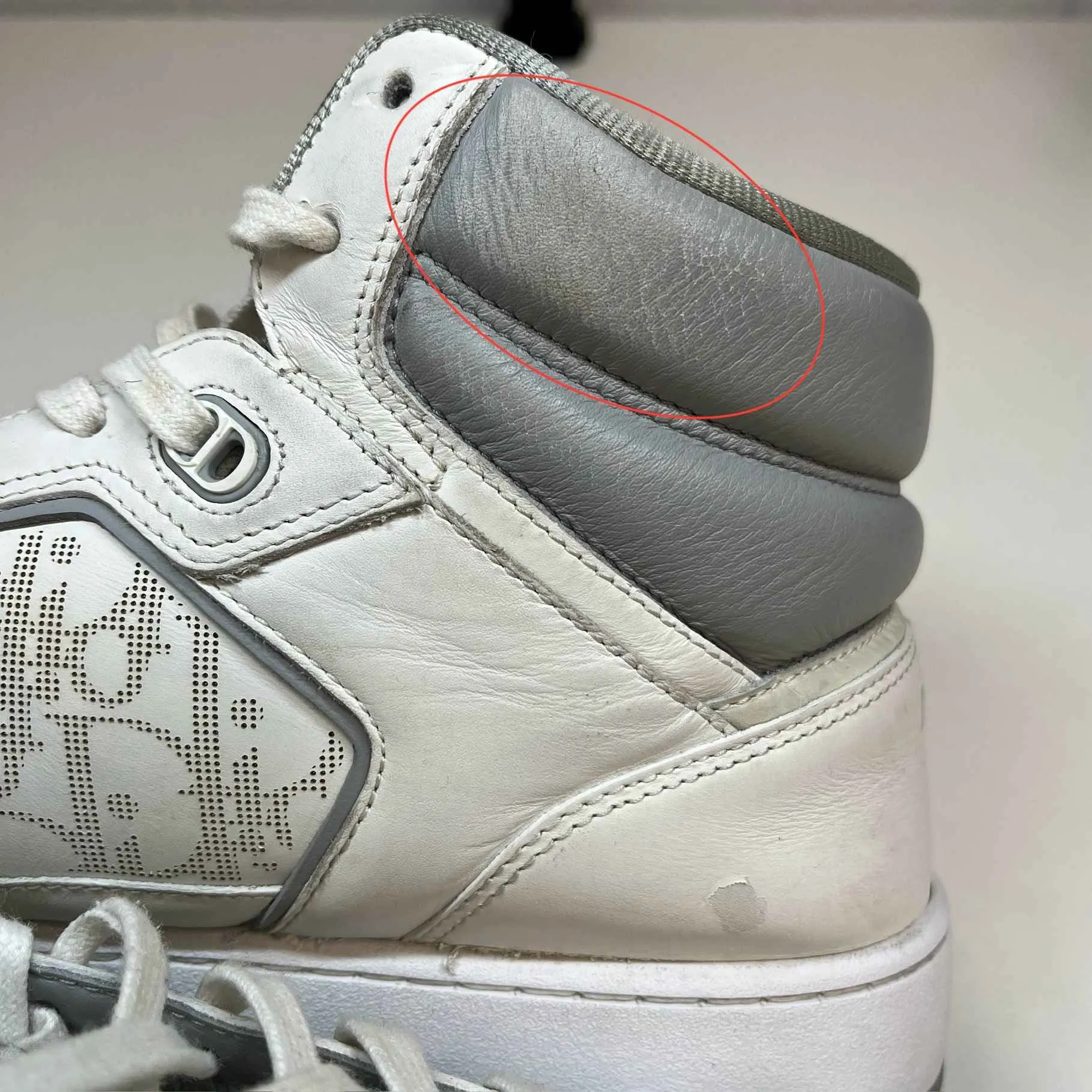 Men's B27 High Trainers White Size EU 48 / UK 14