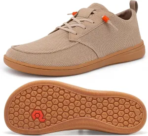 Men's Barefoot Wide Toe Box Shoes - Minimalist Barefoot Shoes with Zero Drop Sole Extra Wide Slip on Walking Shoes for Men
