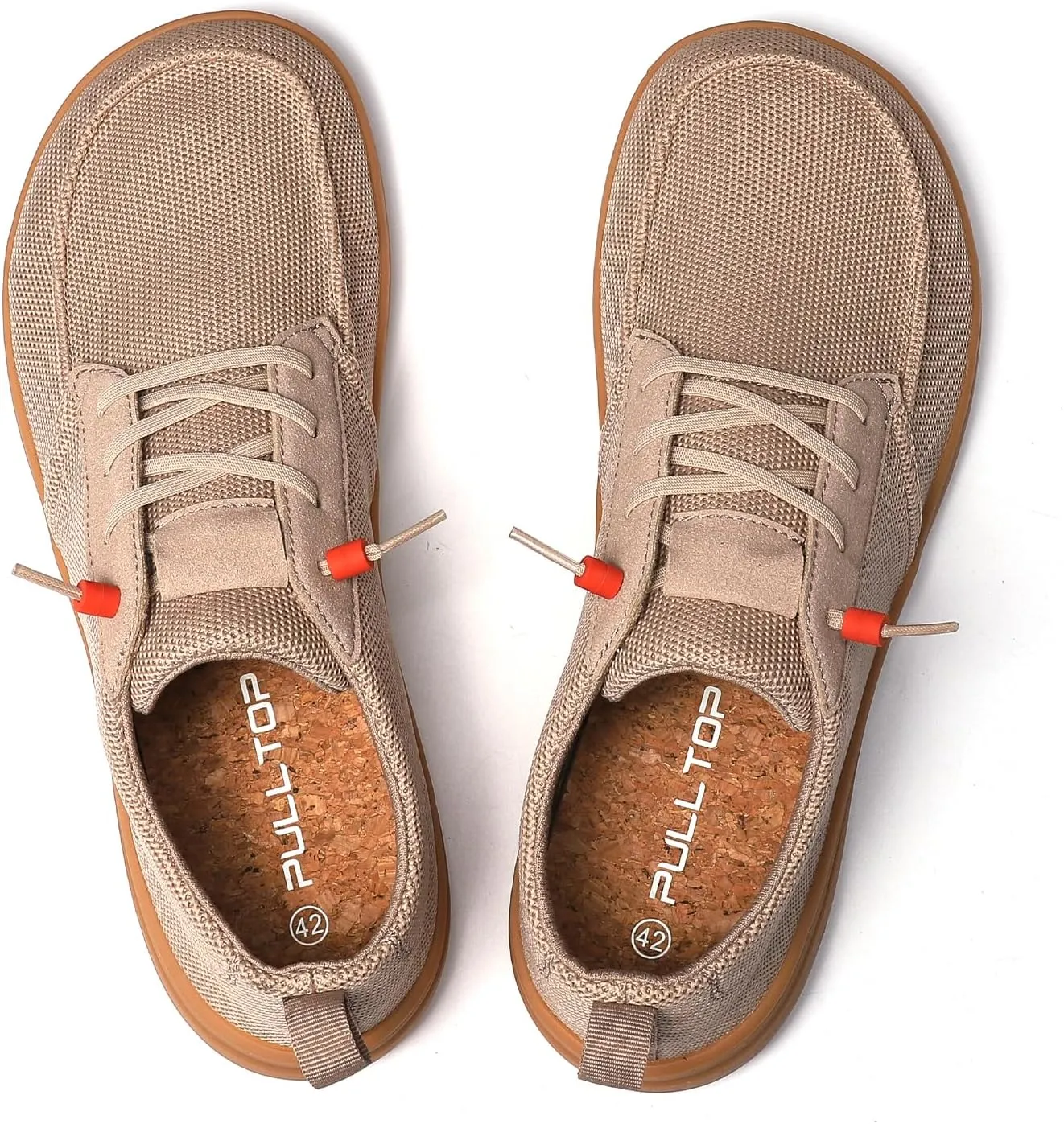 Men's Barefoot Wide Toe Box Shoes - Minimalist Barefoot Shoes with Zero Drop Sole Extra Wide Slip on Walking Shoes for Men